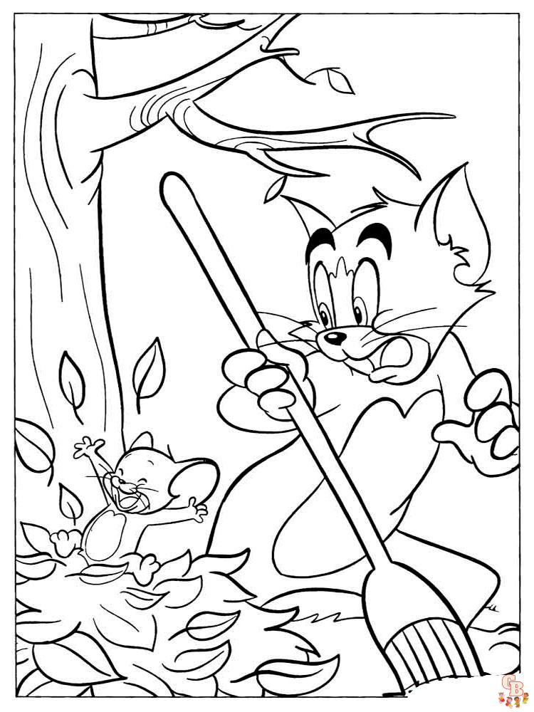 coloriage Tom et Jerry