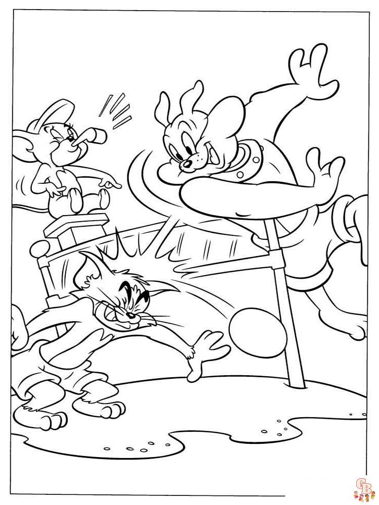 coloriage Tom et Jerry