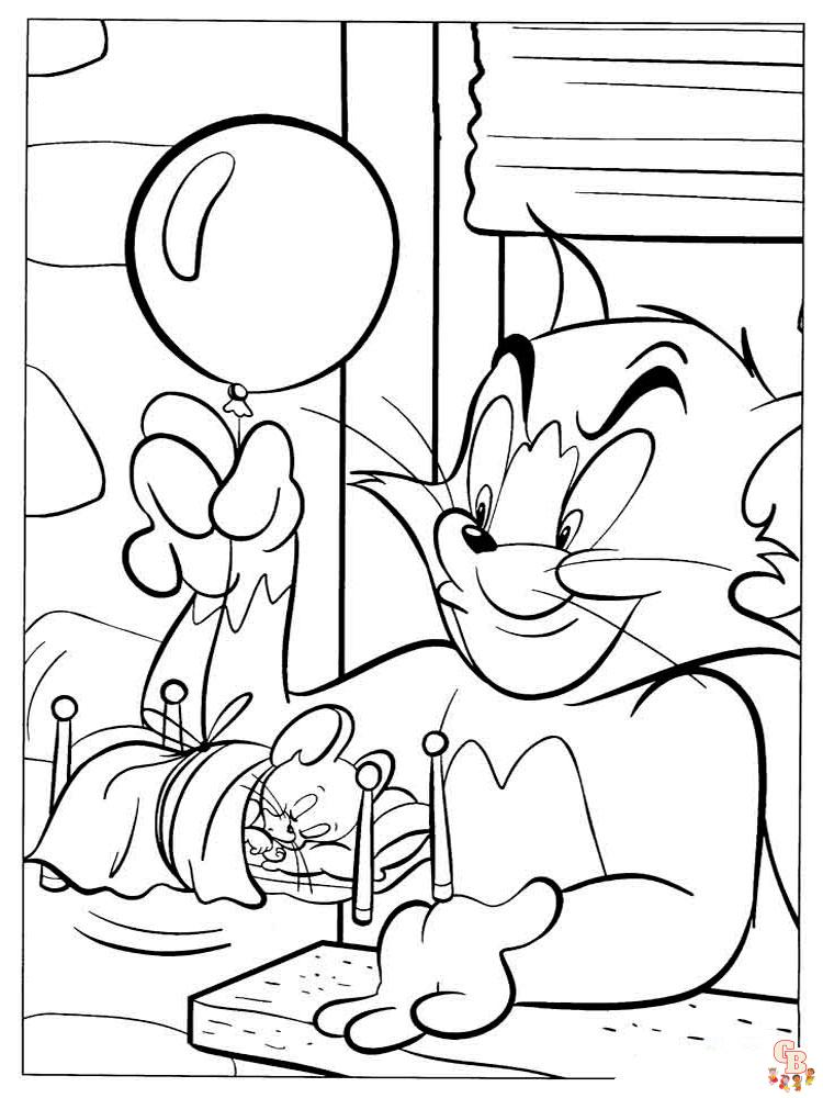 coloriage Tom et Jerry