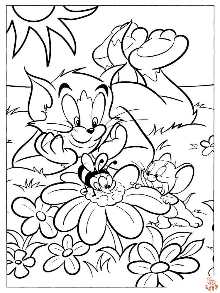 coloriage Tom et Jerry