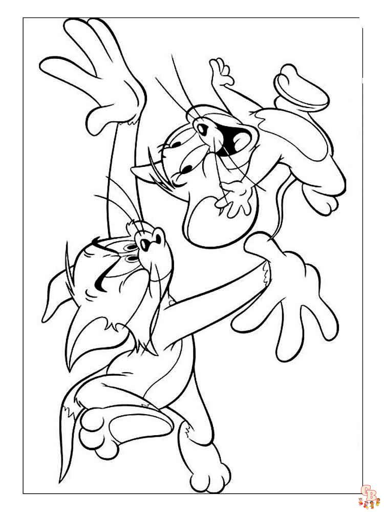 coloriage Tom et Jerry