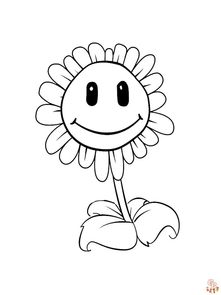 coloriage Tournesol