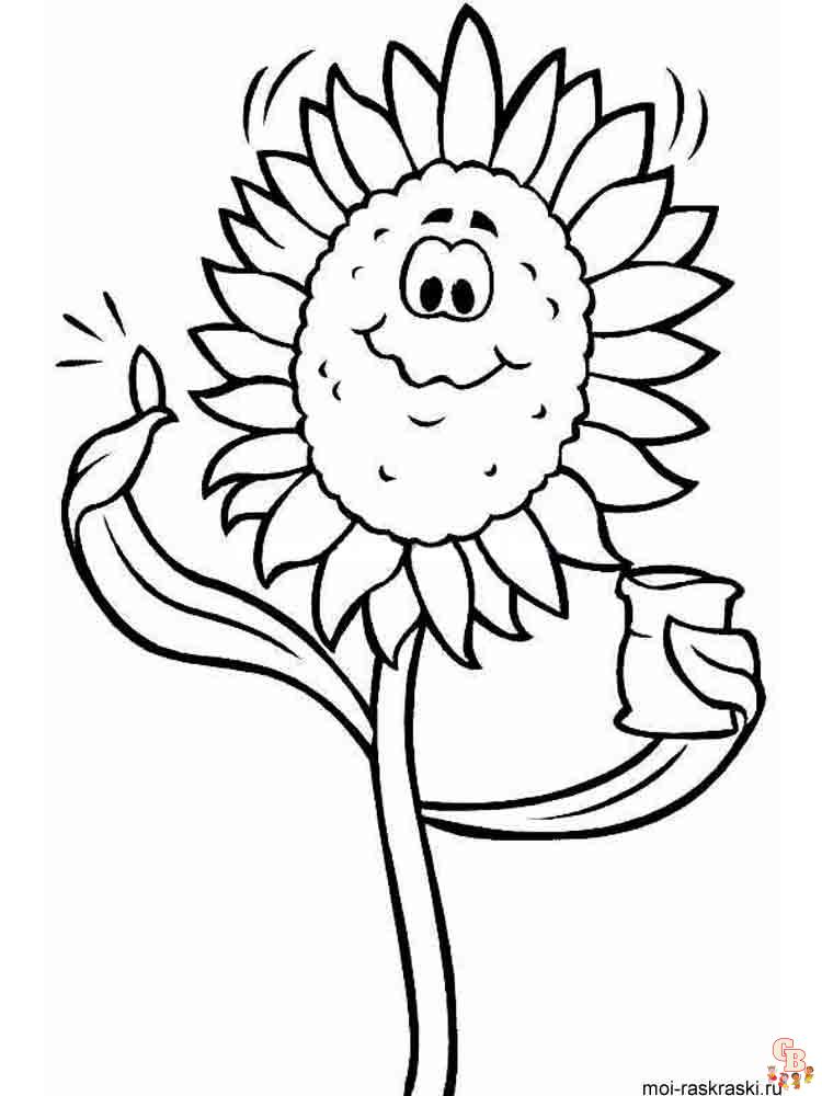 coloriage Tournesol