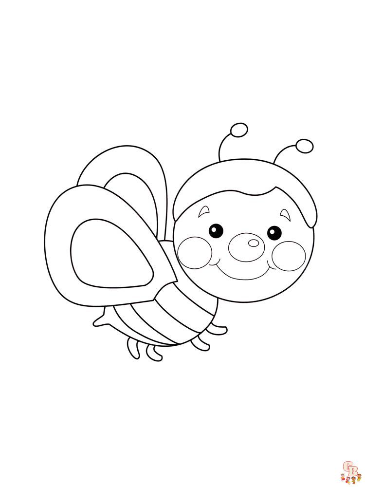 coloriage abeilles