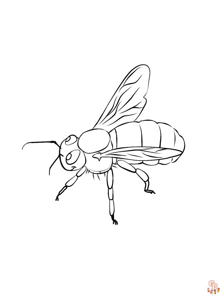 coloriage abeilles