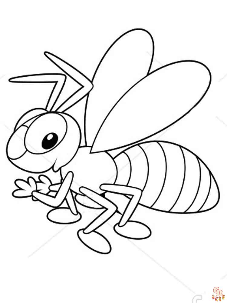 coloriage abeilles