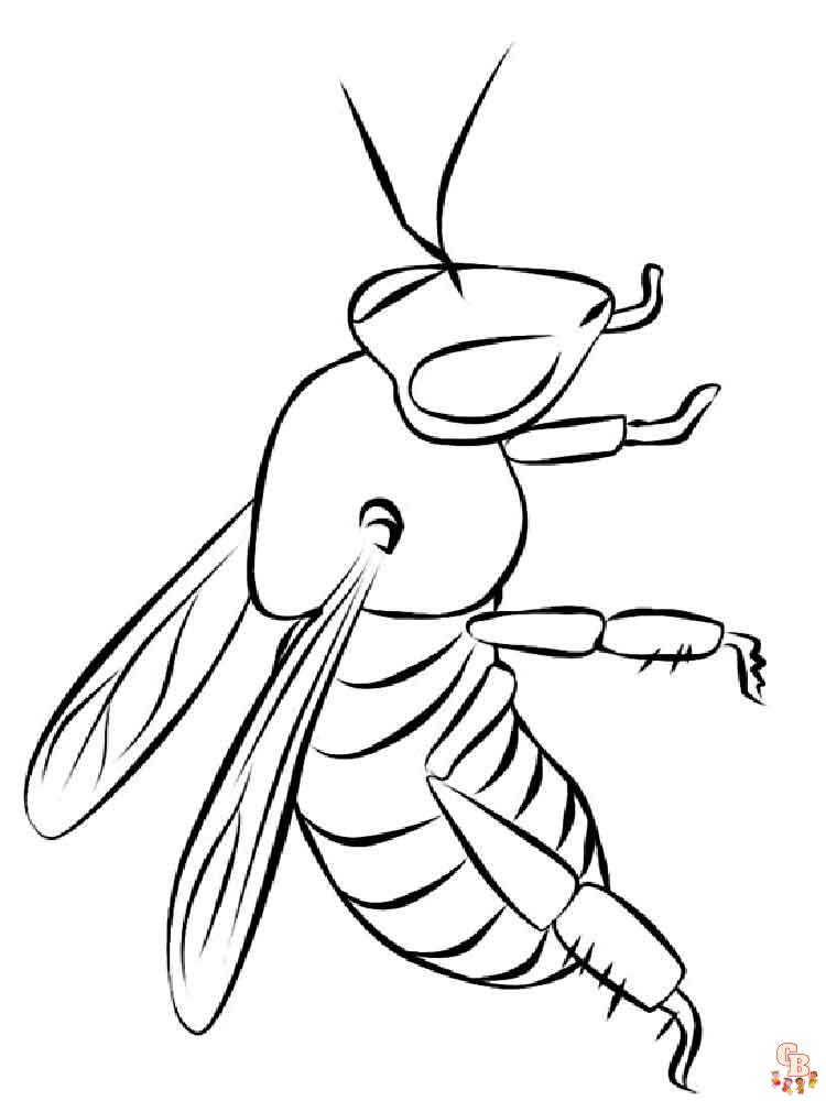 coloriage abeilles