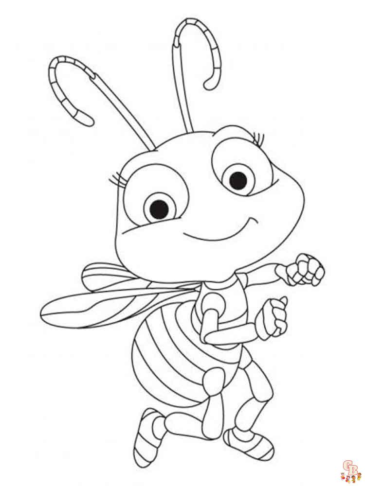 coloriage abeilles