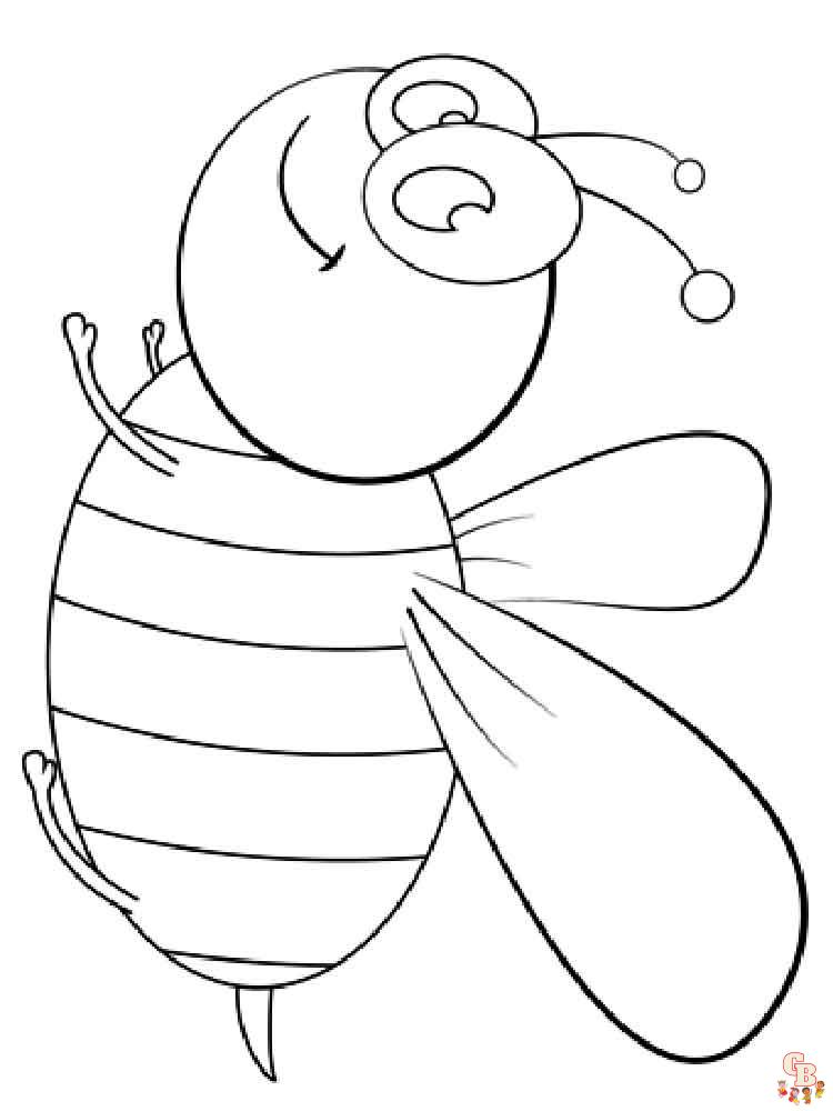 coloriage abeilles