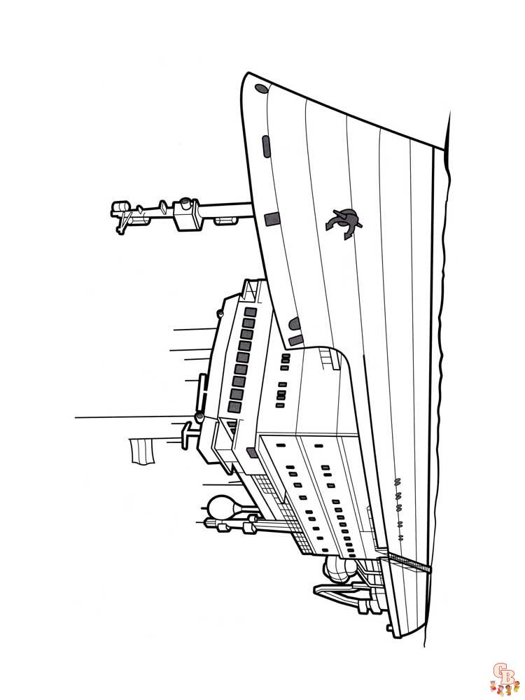 coloriage bateaux