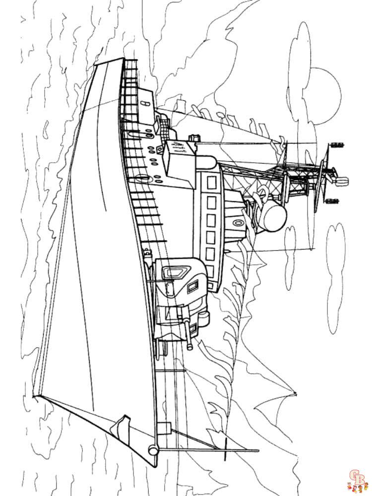 coloriage bateaux