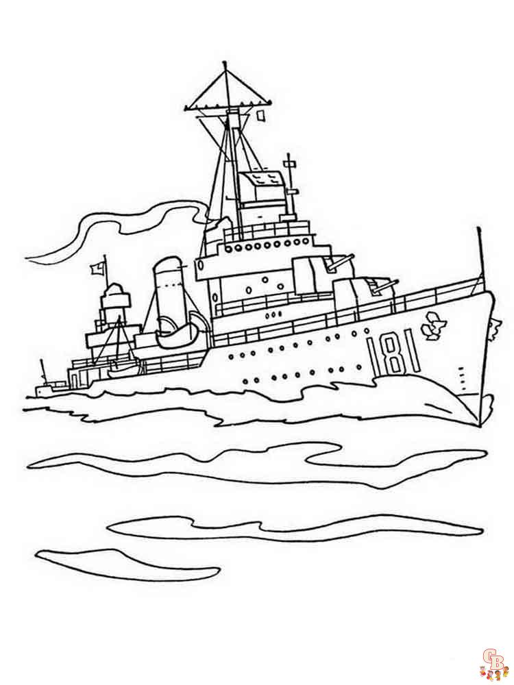 coloriage bateaux