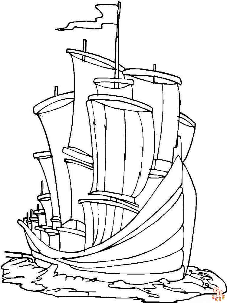 coloriage bateaux