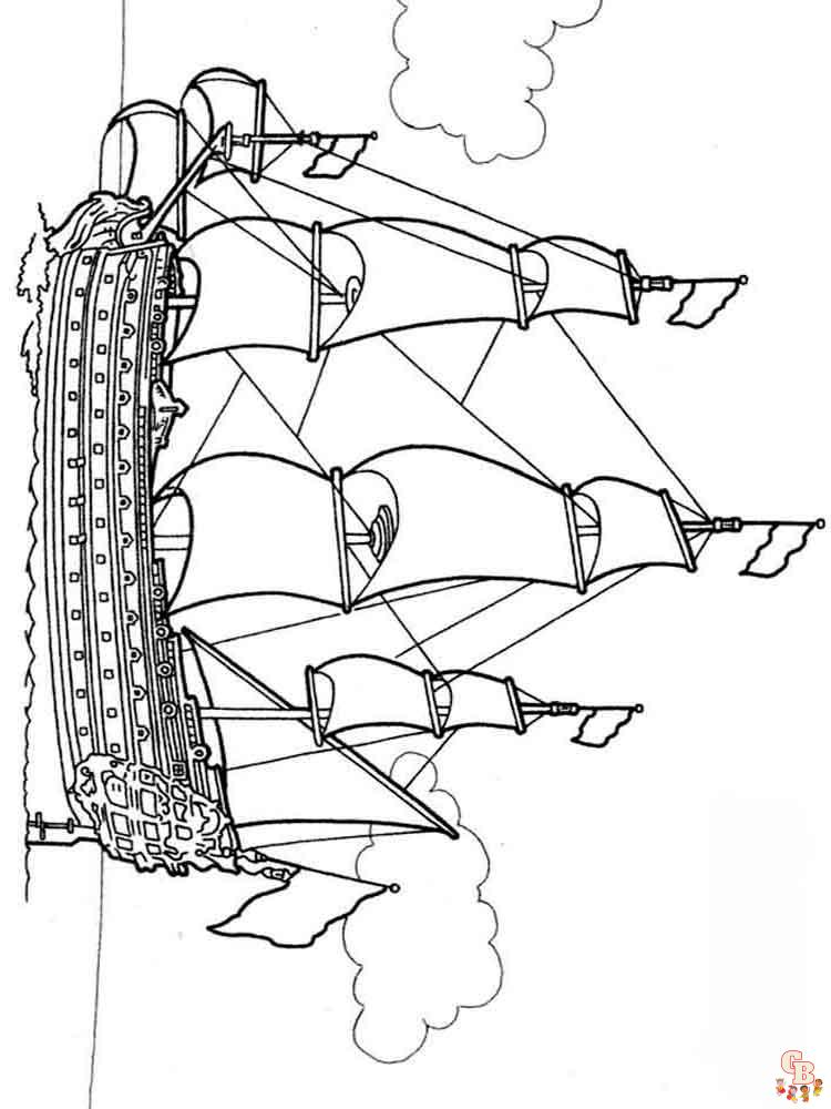 coloriage bateaux