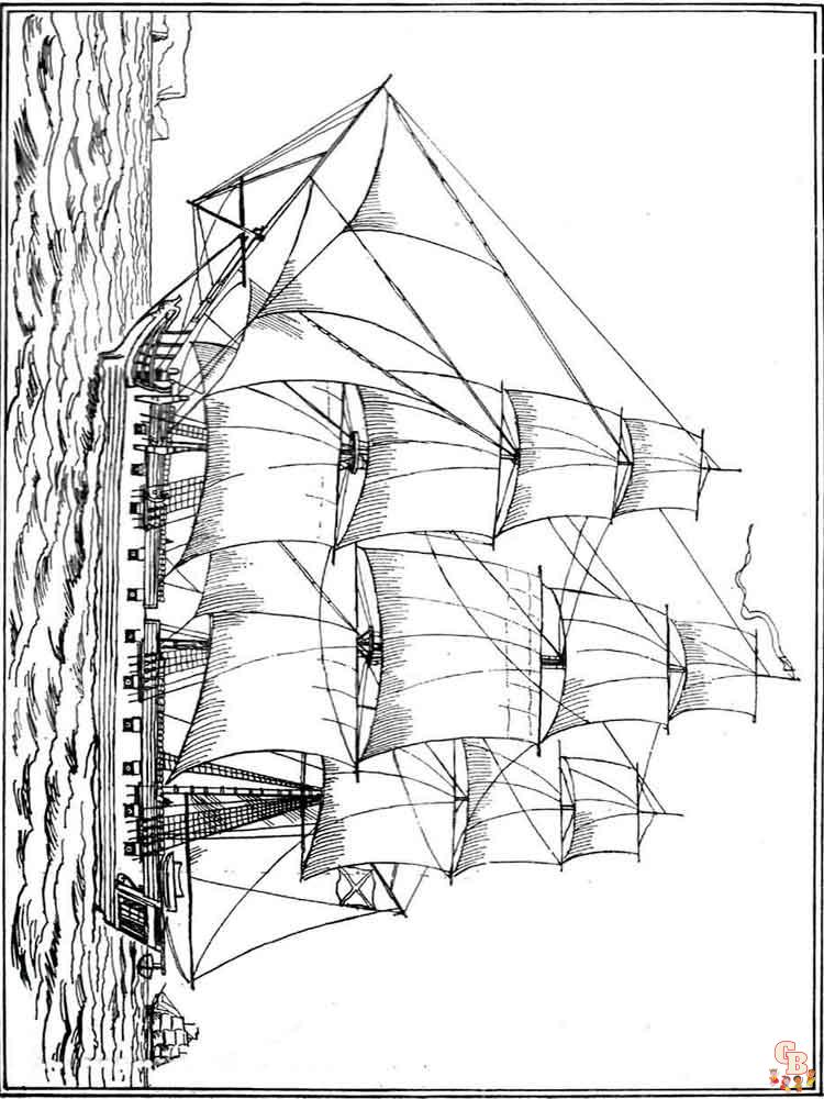 coloriage bateaux