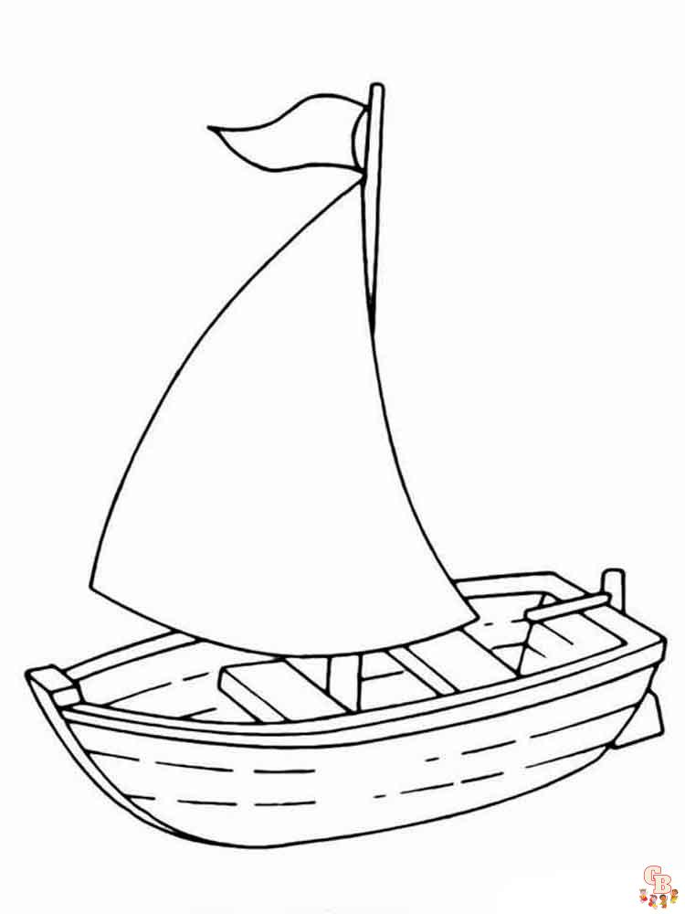 coloriage bateaux