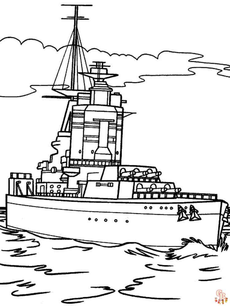 coloriage bateaux