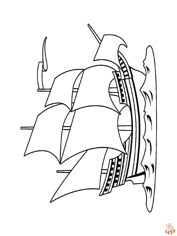 coloriage bateaux