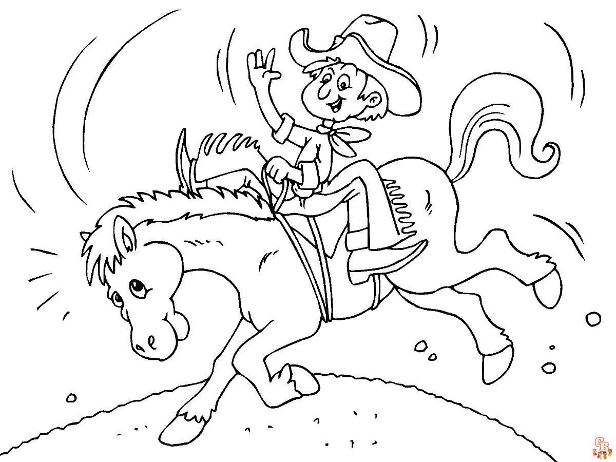 coloriage cheval