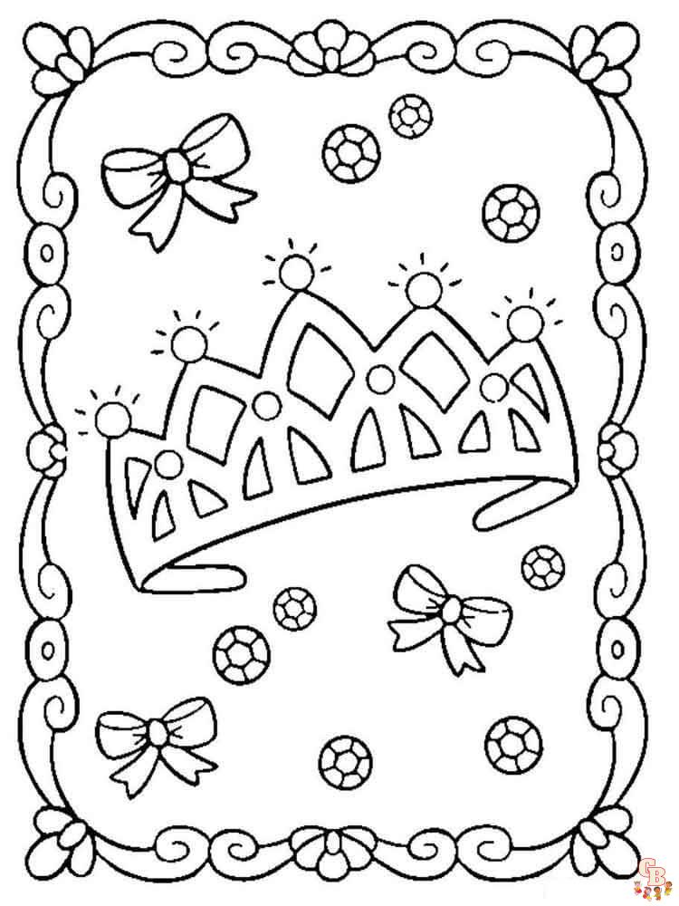 coloriage couronne