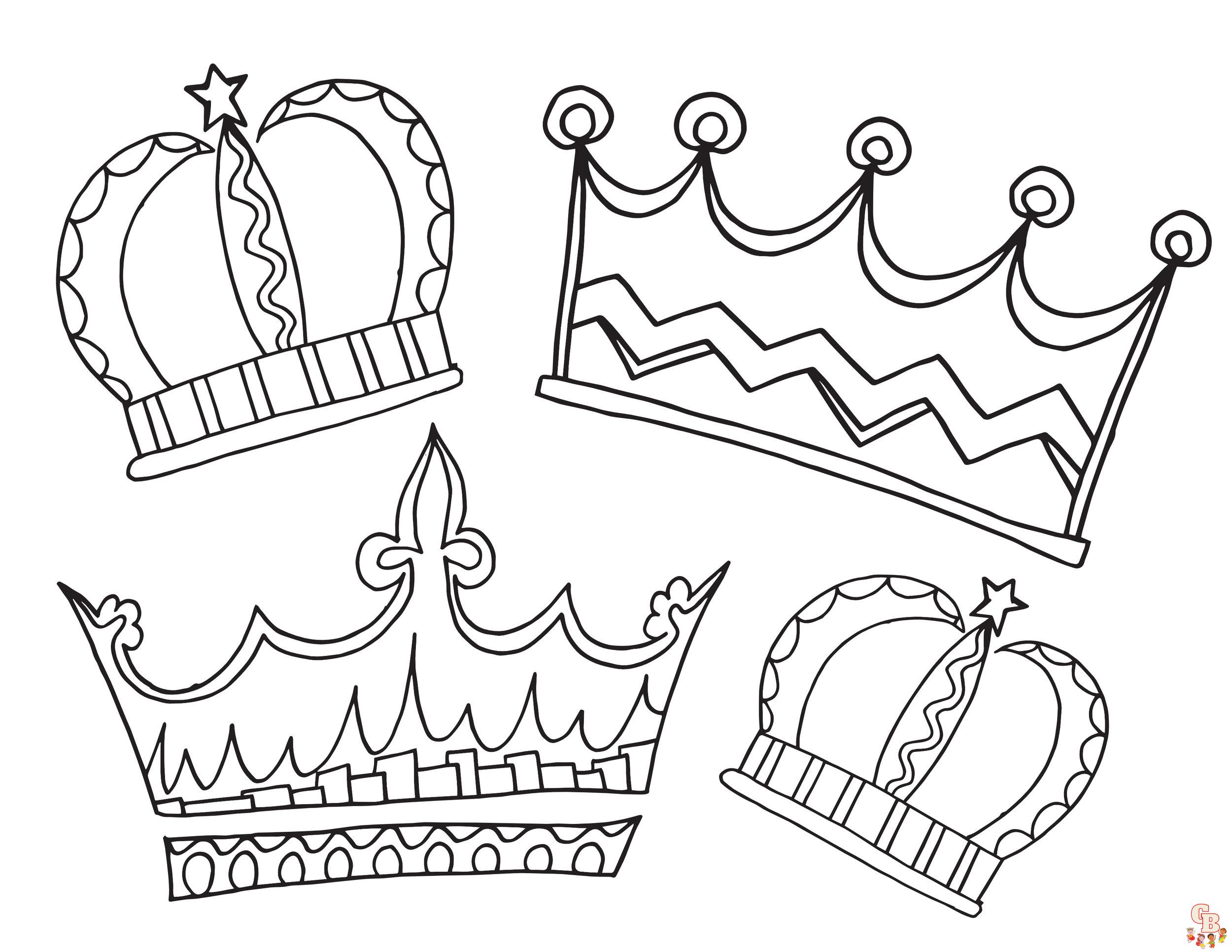 coloriage couronne