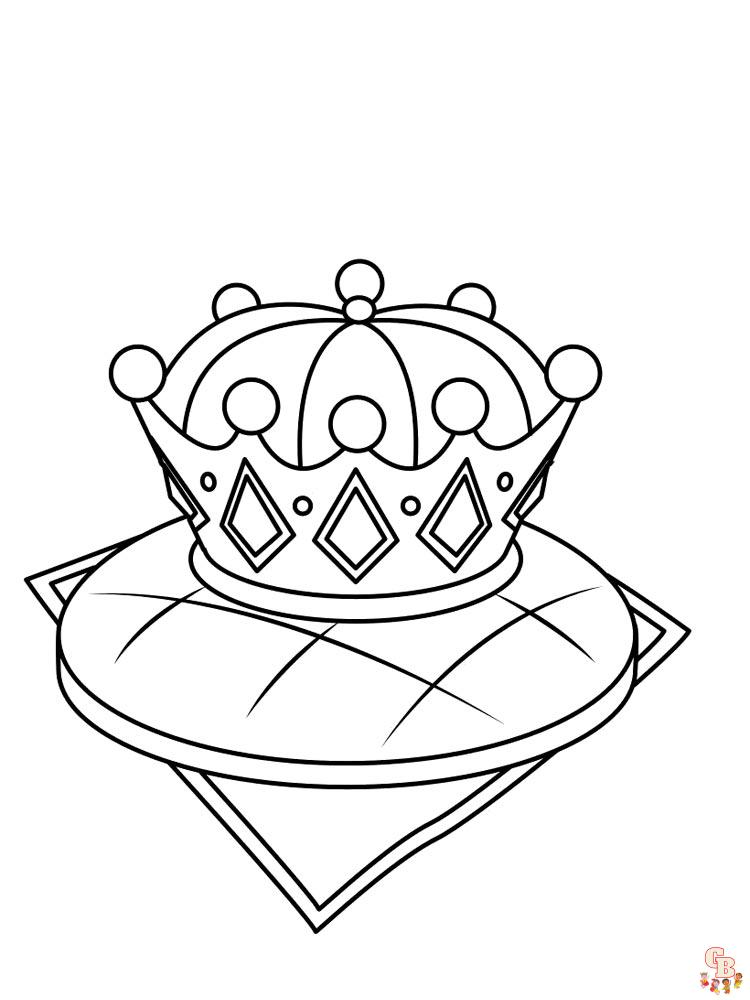 coloriage couronne