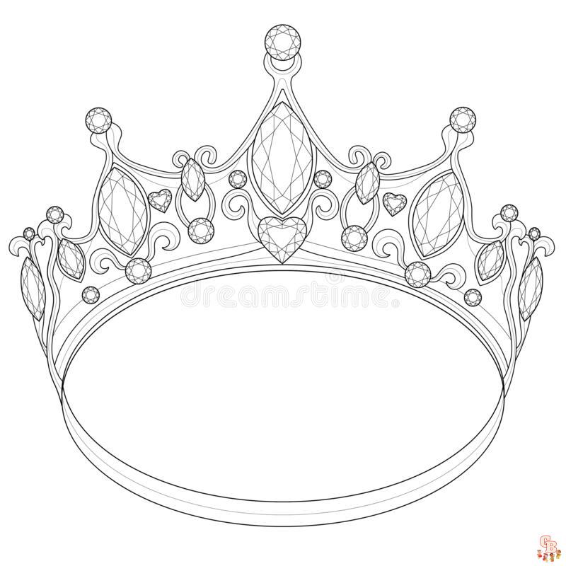 coloriage couronne