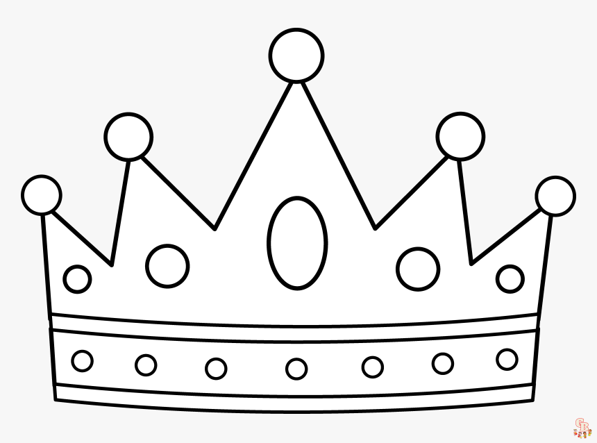 coloriage couronne