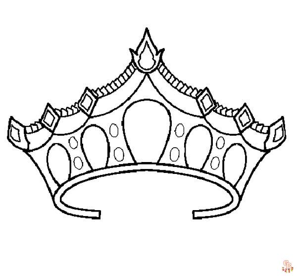 coloriage couronne