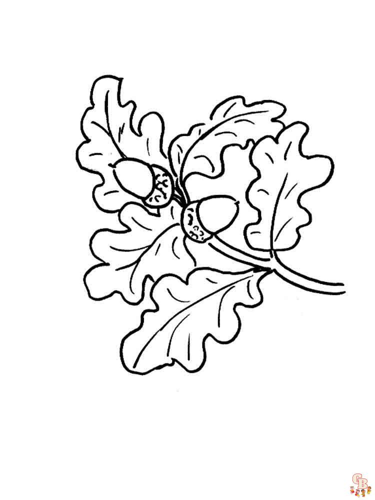 coloriage feuilles