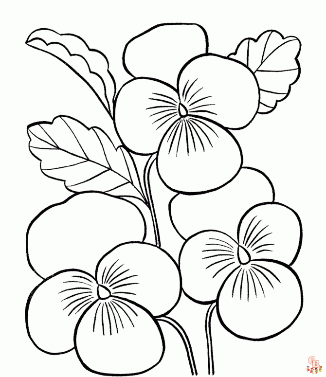 coloriage fleurs