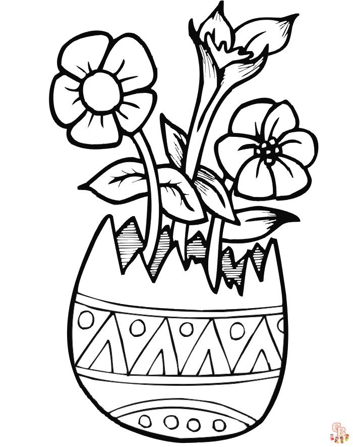 coloriage fleurs