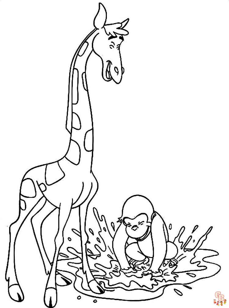 coloriage girafe