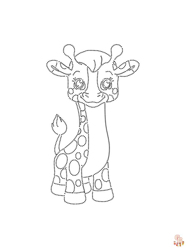 coloriage girafe