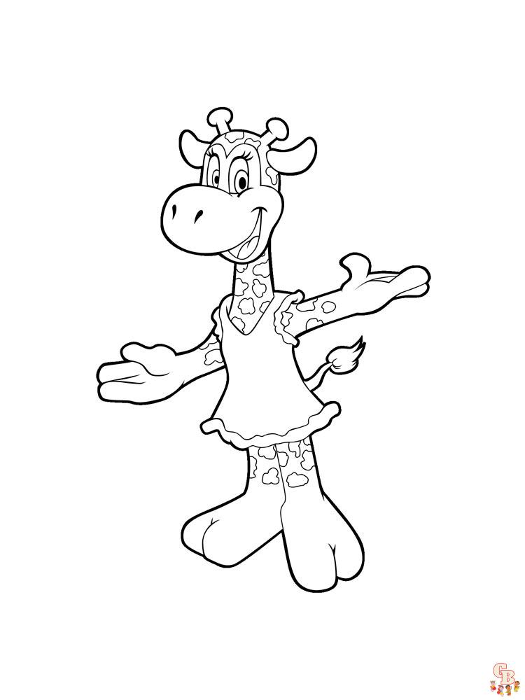 coloriage girafe