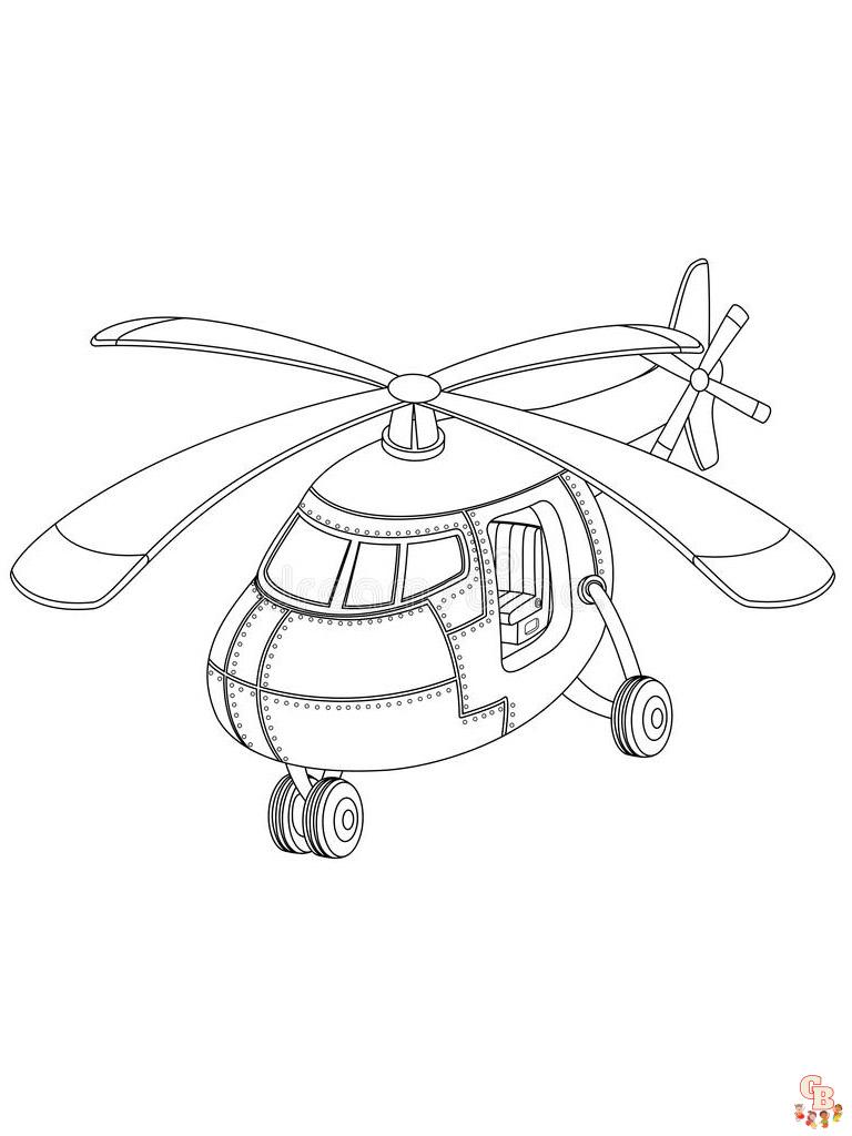 coloriage helicopteres