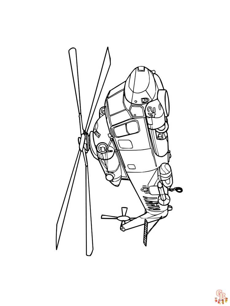 coloriage helicopteres