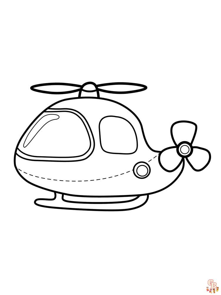 coloriage helicopteres