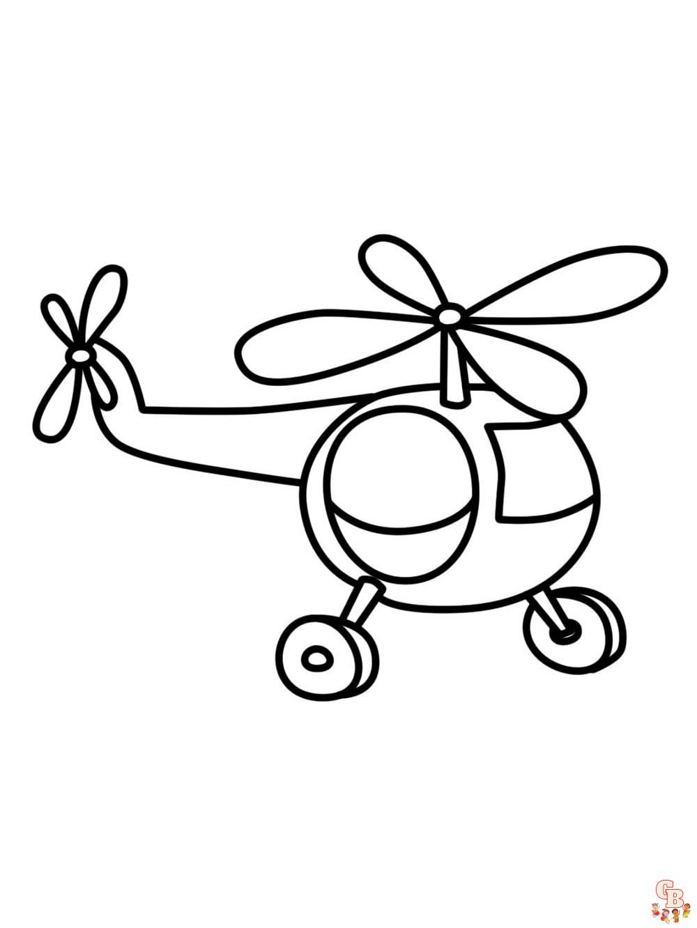 coloriage helicopteres