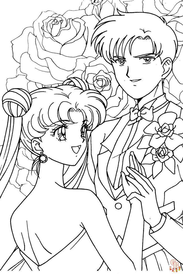 coloriage mariage