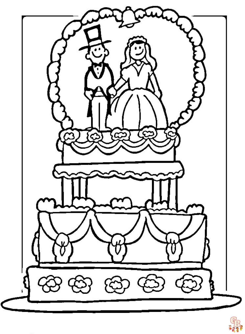 coloriage mariage