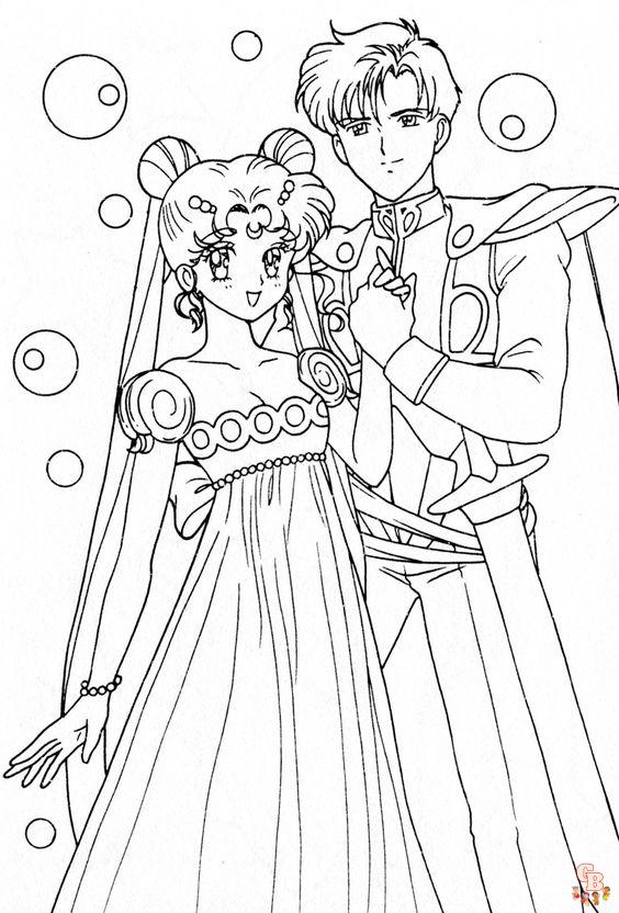 coloriage mariage