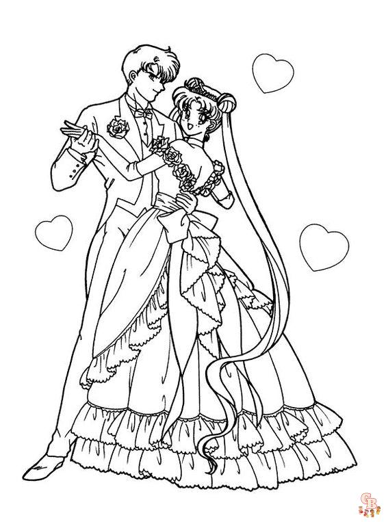 coloriage mariage