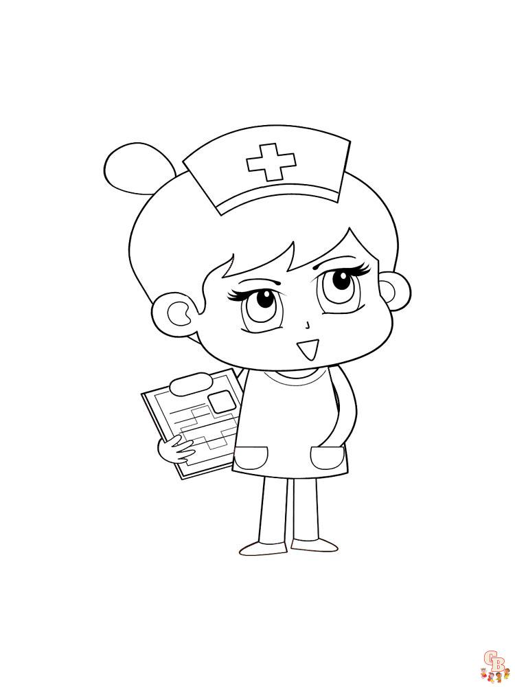 coloriage medecin