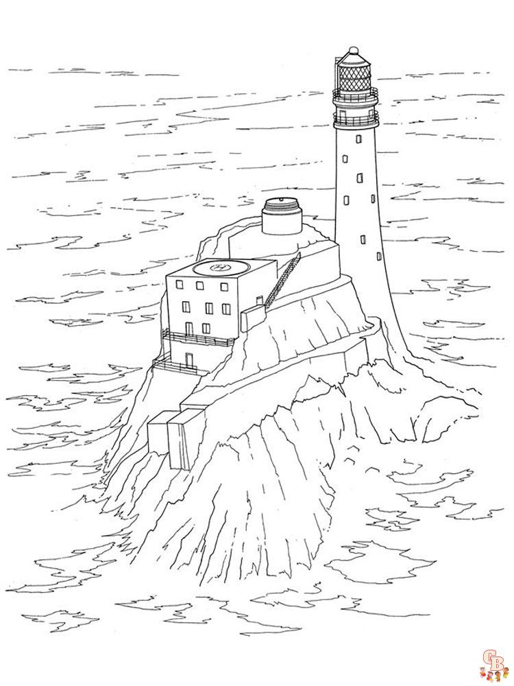 coloriage phare