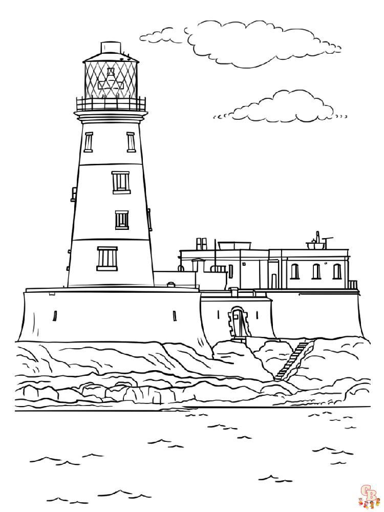 coloriage phare