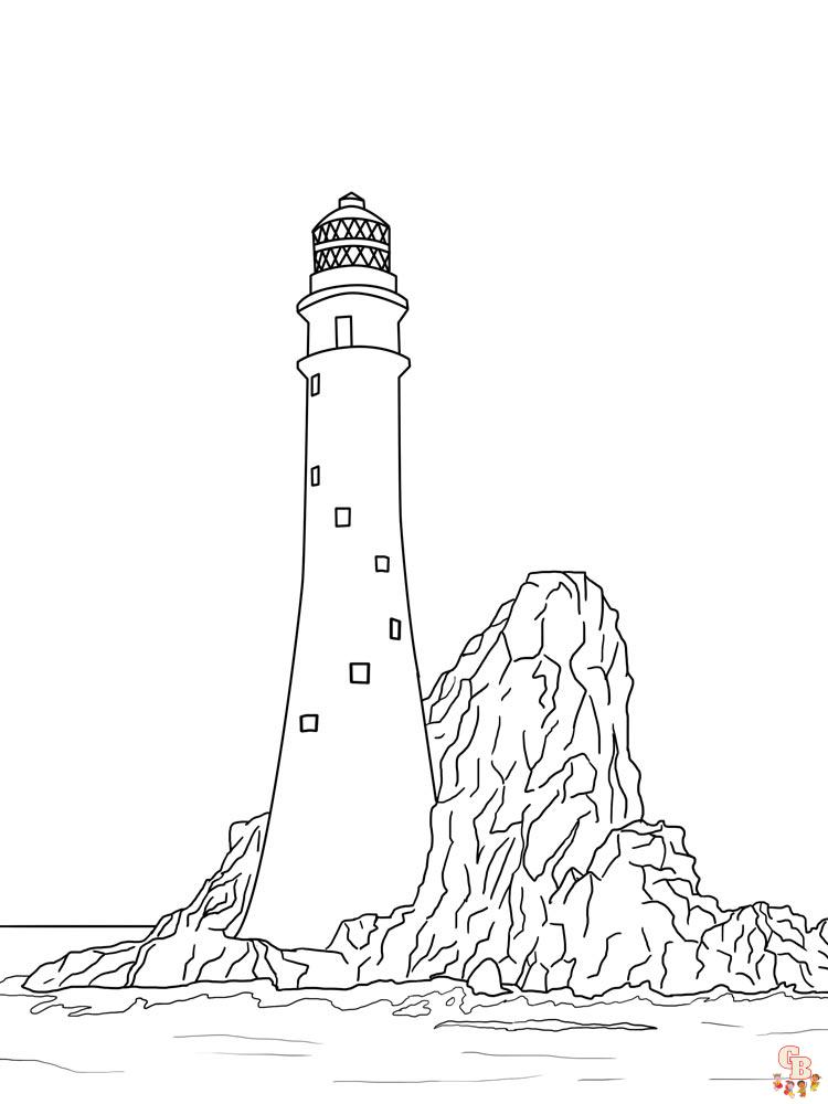 coloriage phare