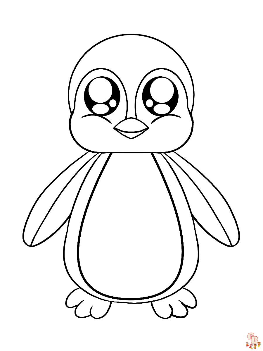 coloriage pingouins