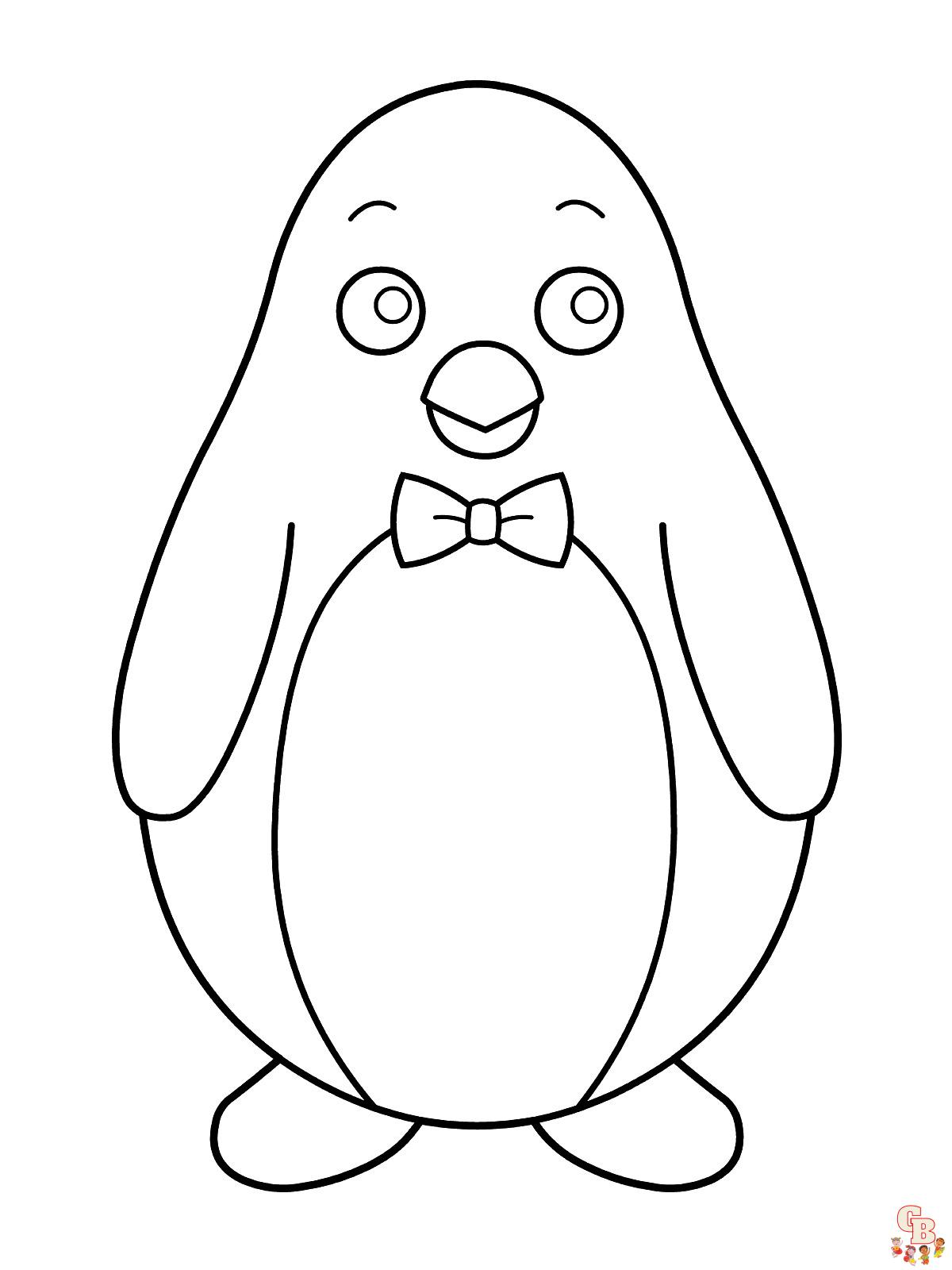 coloriage pingouins