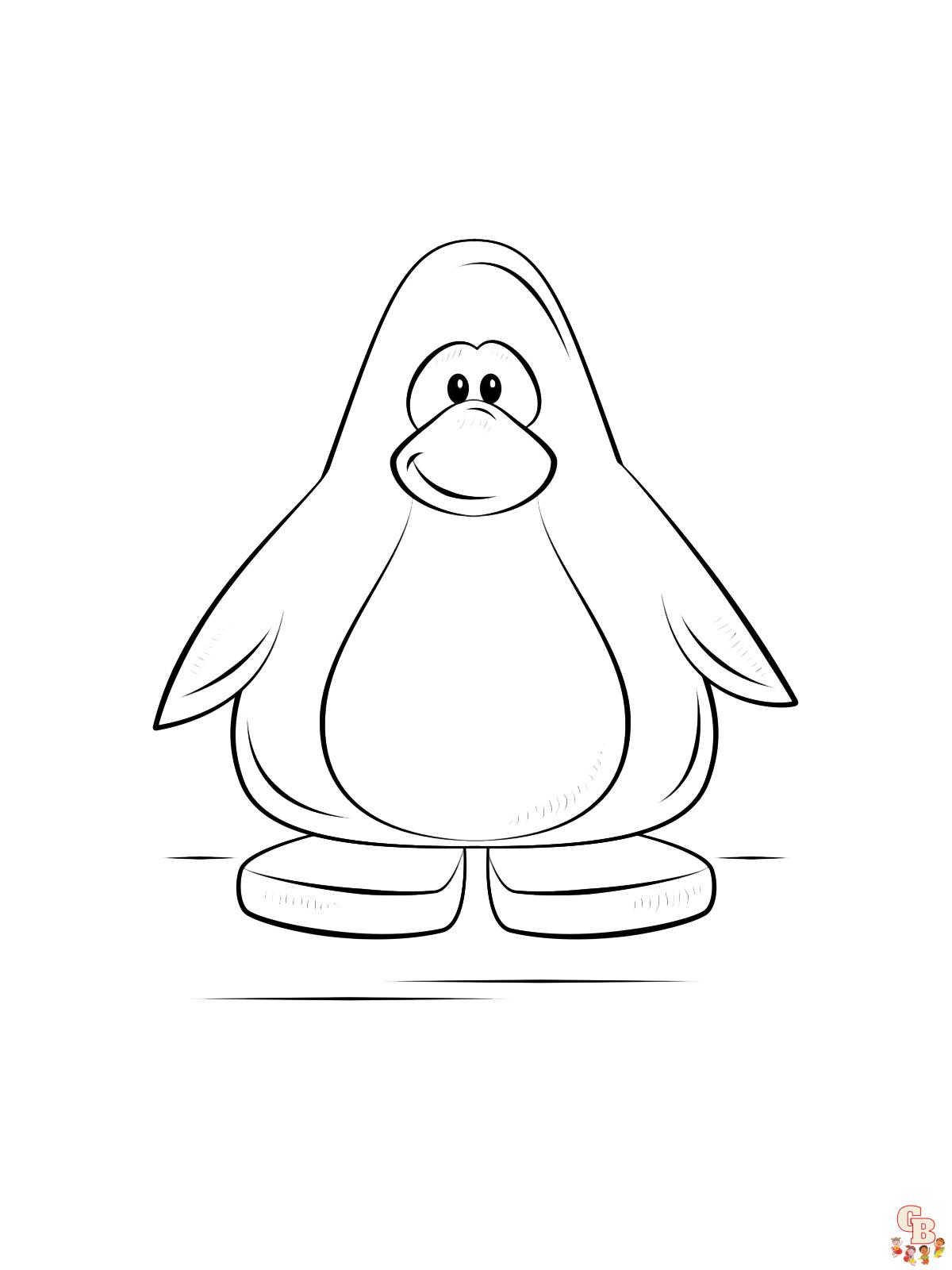 coloriage pingouins